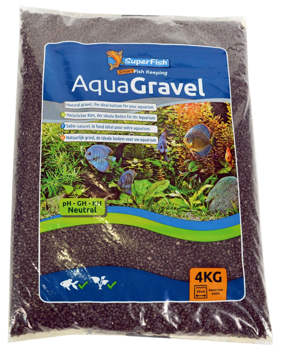 SuperFish AQUA KIES KRISTALL-SCHWARZ 1-2 MM 4 KG