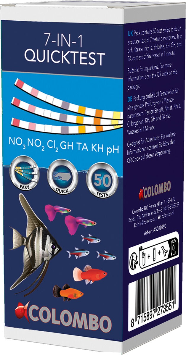 COLOMBO AQUA Quicktests 50 Streifen
