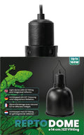 REPTO Dome E27 Fassung 14 cm Schwarz
