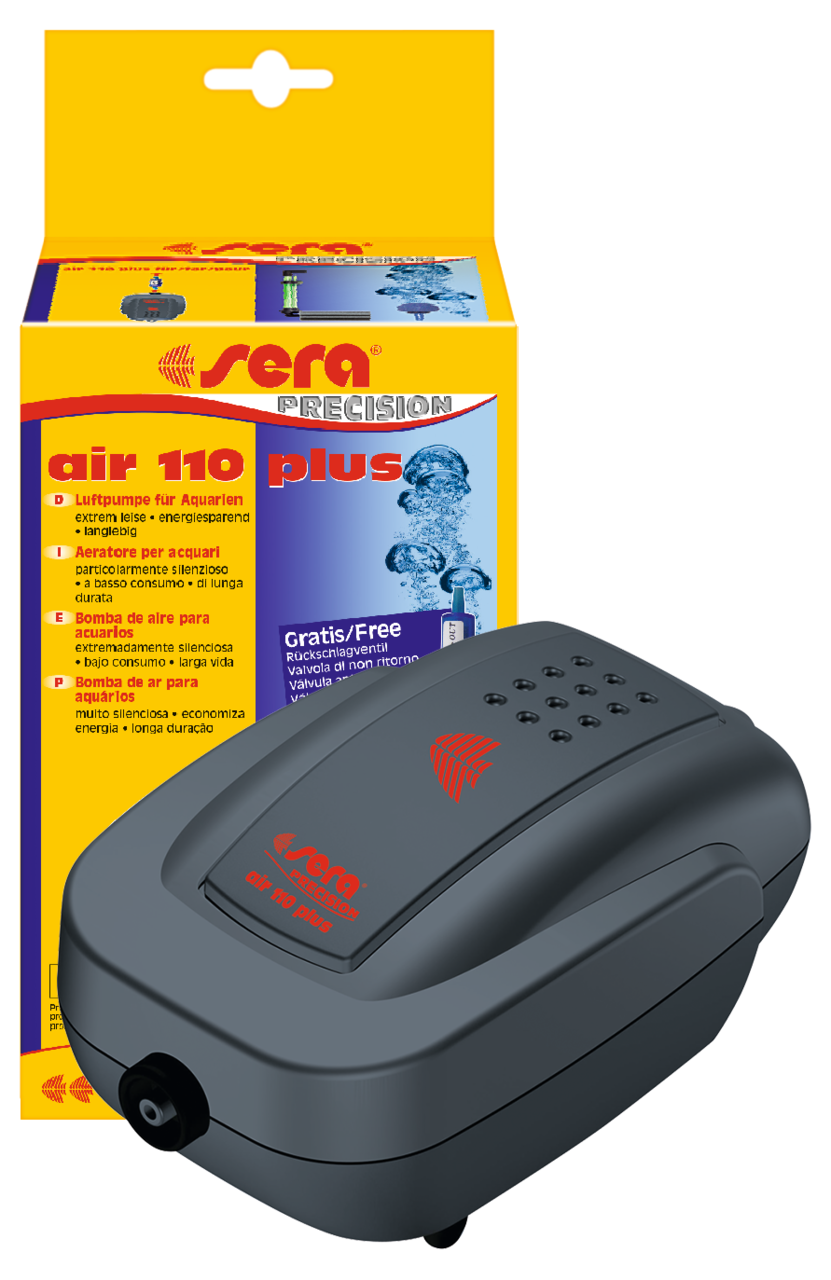 Sera Air 110 plus Luftpumpe inkl. Rückschlagventil