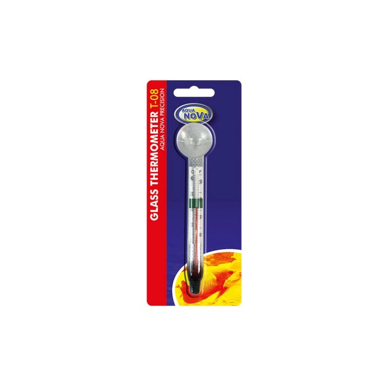 Aqua Nova Thermometer aus Glas - Nano weiß