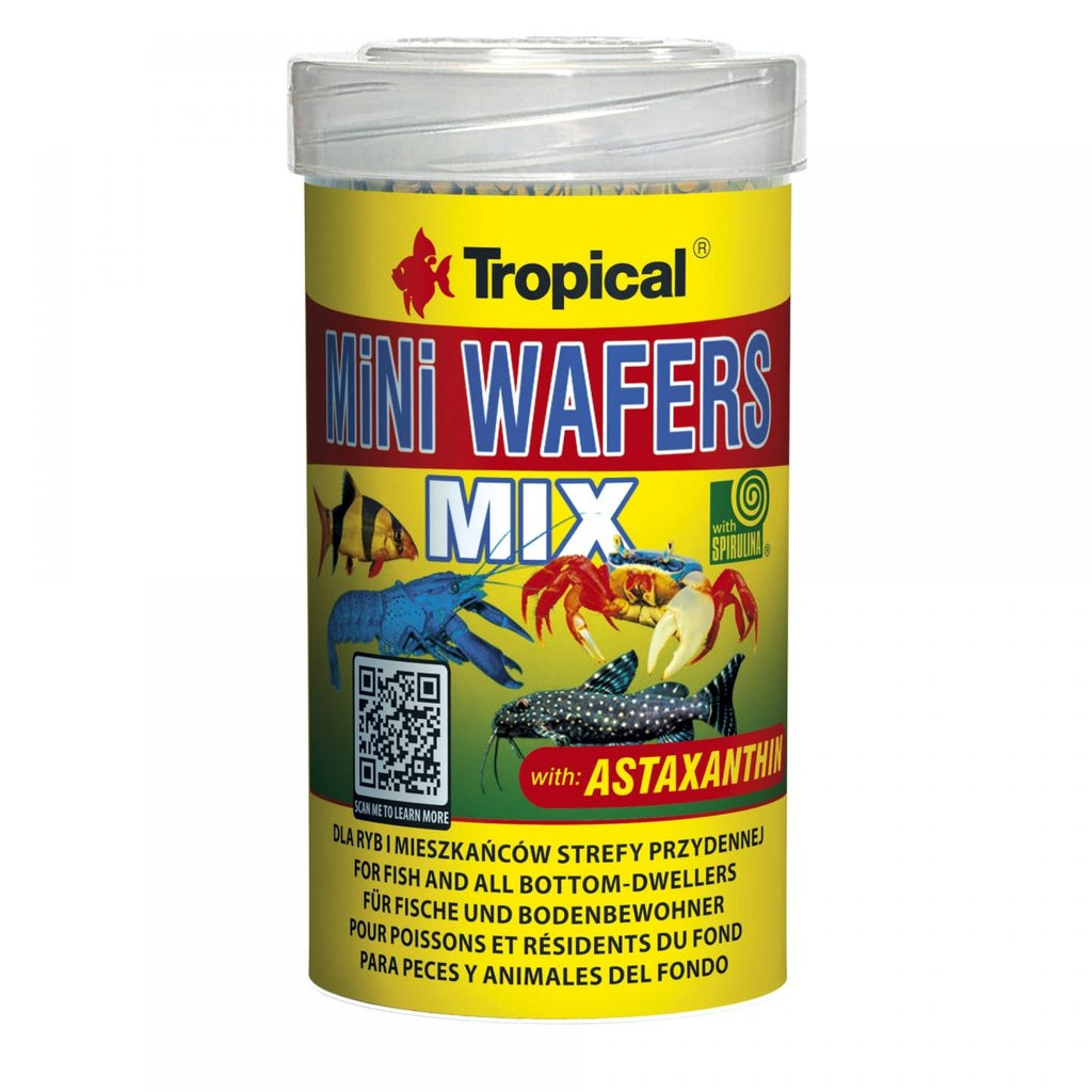Mini Wafers MIX Tropical Krebs Futter 100 ml