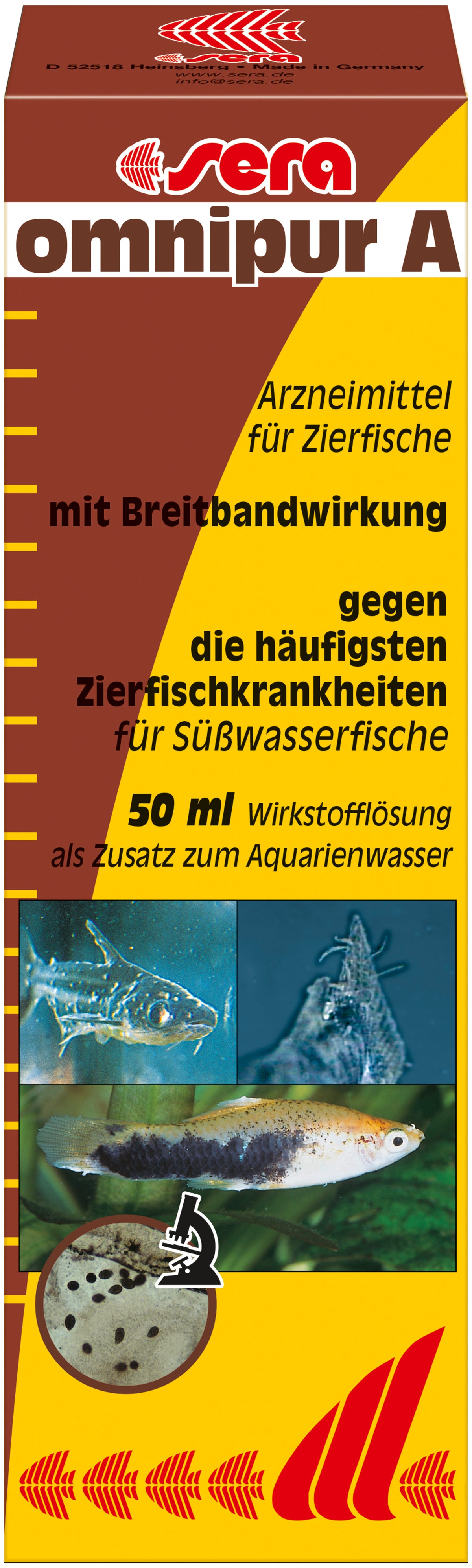 Sera Omnipur A Zierfisch Arzneimittel 50ml